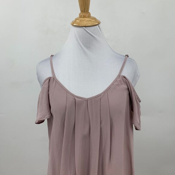 Joie Stellara Thistle Silk Mini Dress Womens 2XS XXS Drop Waist Flutter Sleeve - Picture 3 of 11